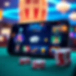 User interface of the MD Live Casino app showcasing interactive features