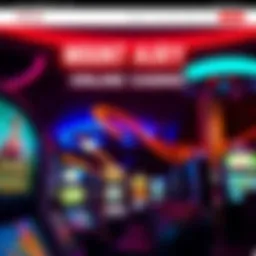 A captivating view of the Mount Airy Online Casino homepage showcasing various games