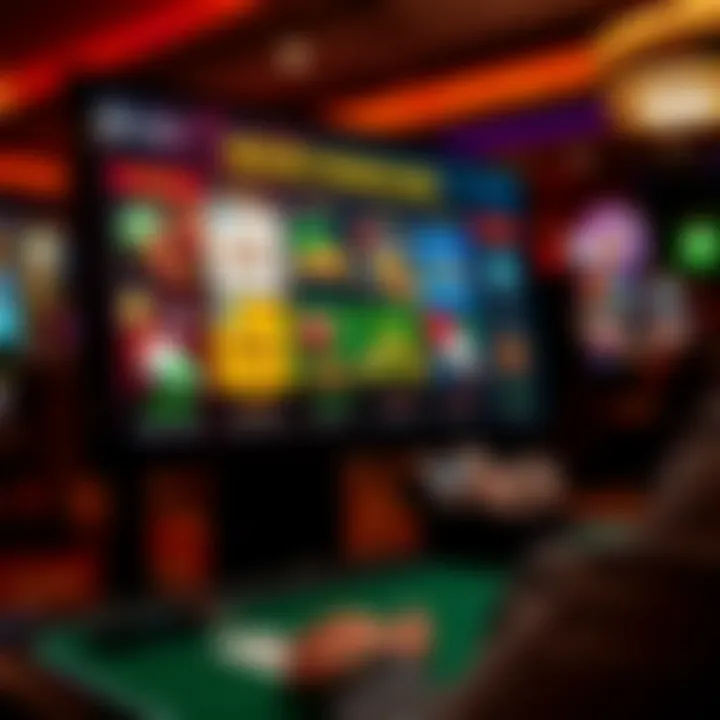 A digital interface displaying various promotions available in online casinos