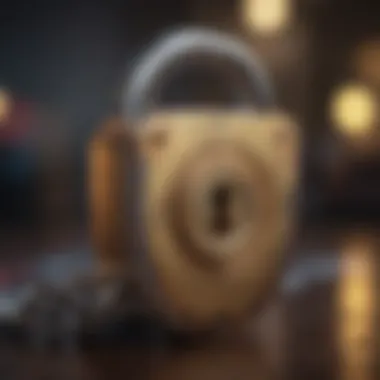 Safety in Online Gaming A secure padlock symbolizing safety in online gaming