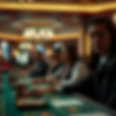 Visual representation of target audience for casino advertising