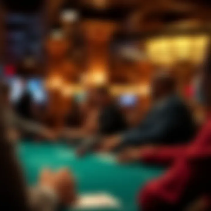 A historical timeline showcasing the evolution of poker