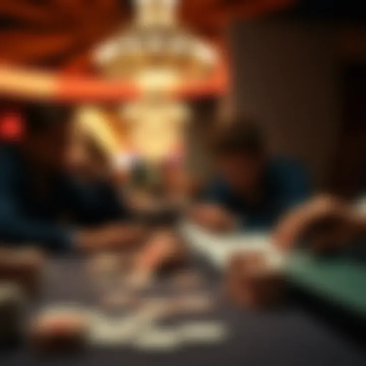 An infographic illustrating psychological strategies in poker