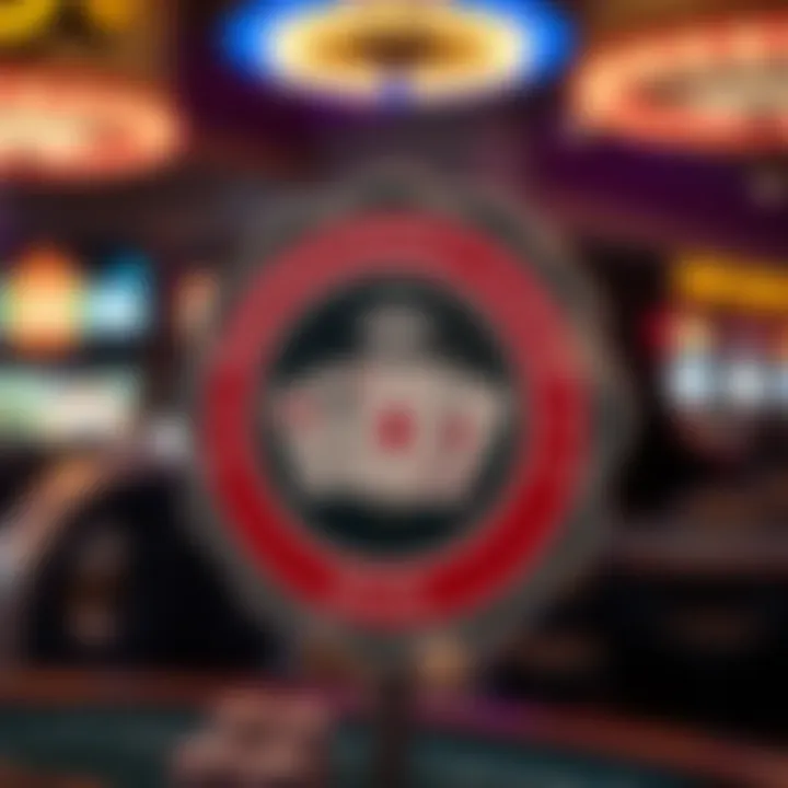 A responsible gaming emblem symbolizing safe gambling practices