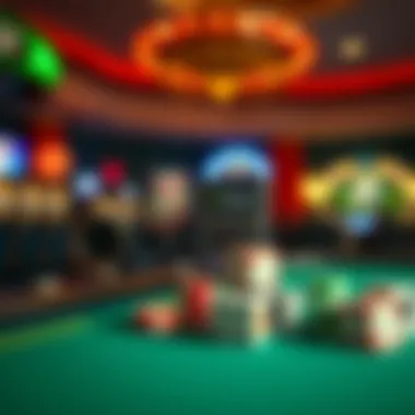 A responsible gambling message with informative graphics