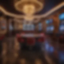 Luxurious gaming area at Sky Casino Resorts World