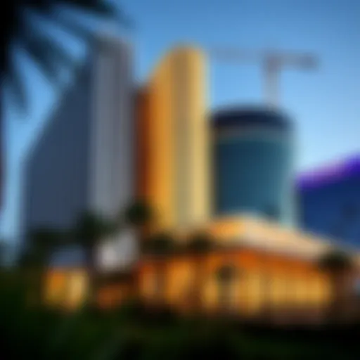 Modern Design of SLS Las Vegas Exterior view of SLS Las Vegas showcasing its modern design