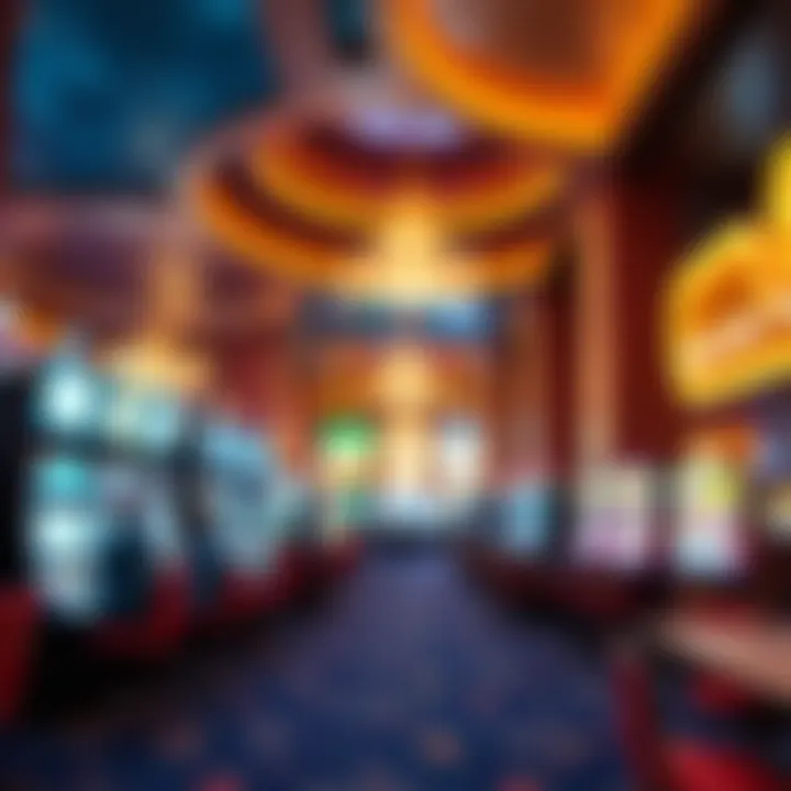 Exciting Gaming Experience at SLS Las Vegas Vibrant gaming floor of SLS Las Vegas