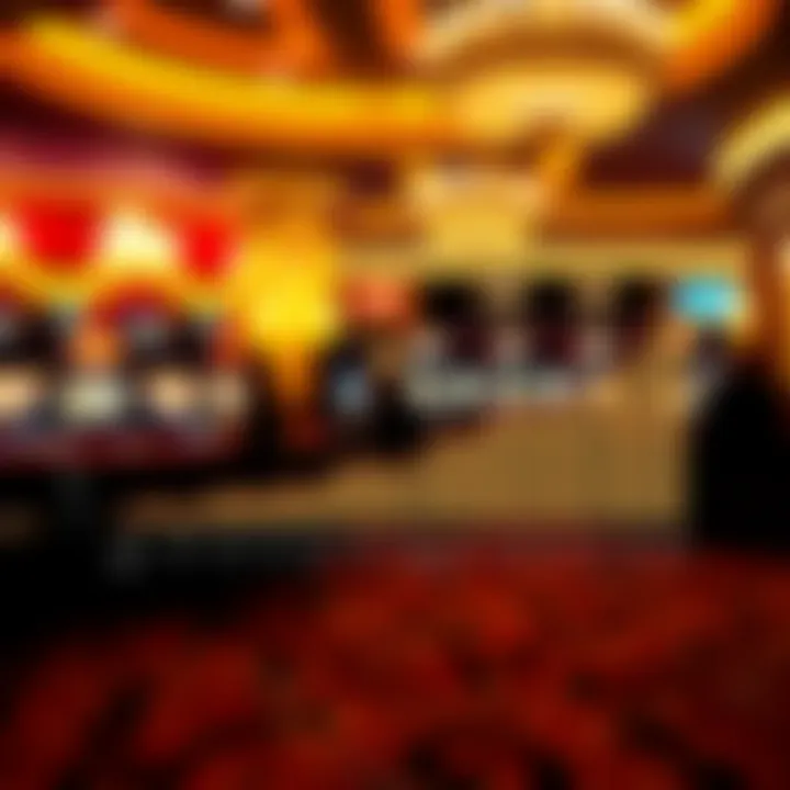 Statistical graph illustrating the economic growth driven by the casino industry.