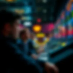 A thrilling moment in a sports betting event