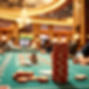 Strategic gameplay in a casino setting