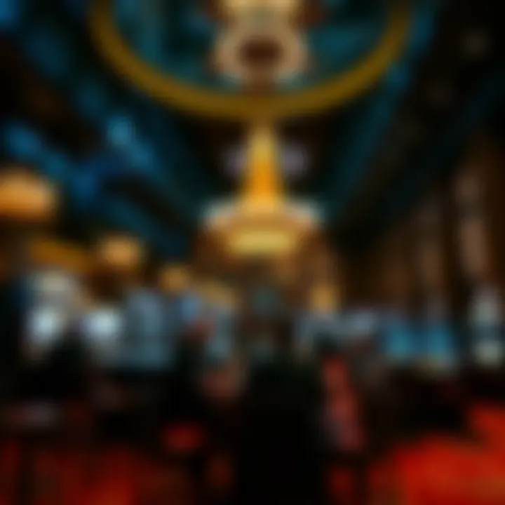 Luxurious casino interior showcasing high-stakes gaming