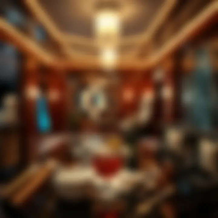 Exclusive VIP amenities in a luxury casino suite