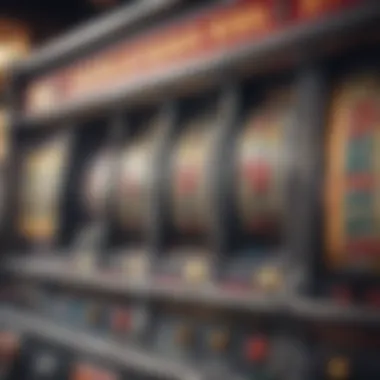 Visual representation of slot machine algorithms