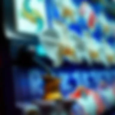 A detailed view of the unique symbols and special features in the White Orchid game.