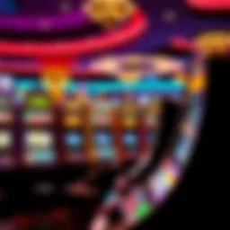 Vibrant display of free slot games at Wind Creek Casino